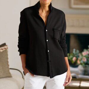 Frank & Eileen NWOT Eileen Sweatshirt Button Up Triple Fleece Large